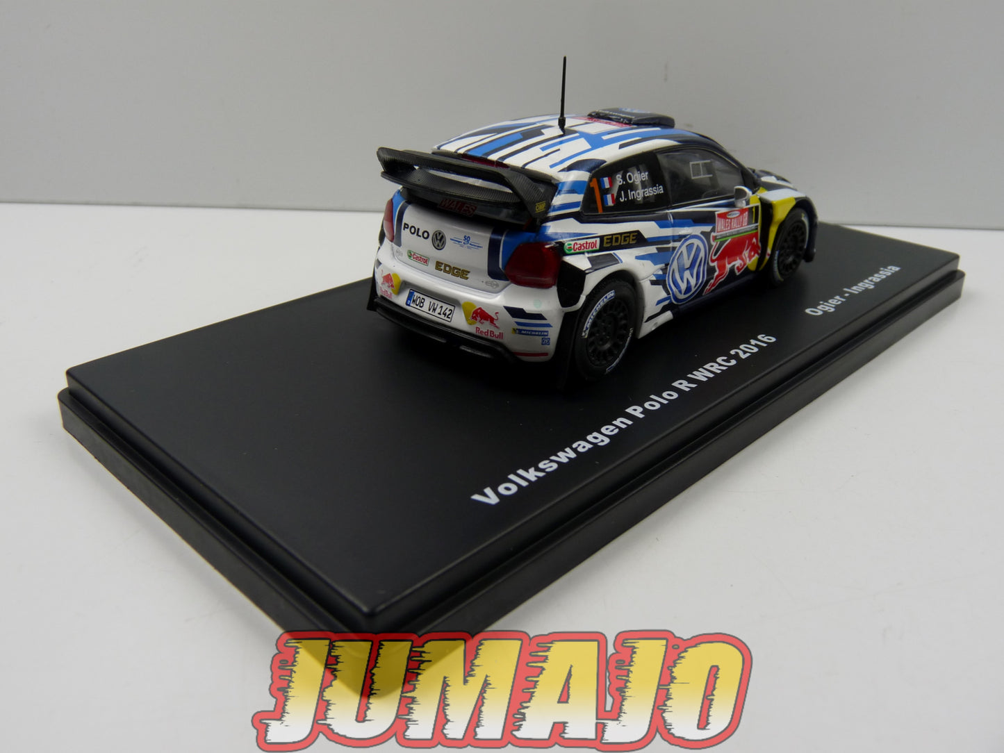 RMX7 1/43 Salvat Mexique Rallye WRC : Volkswagen Polo R WRC 2016 Pays de Galles Ogier #1