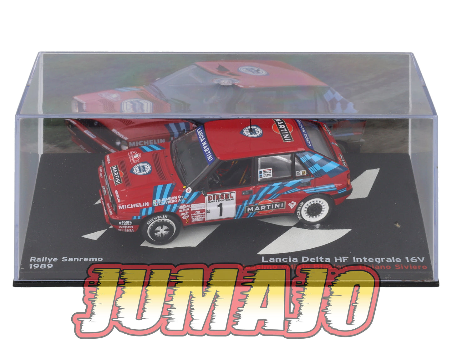 RP12 1/43 IXO Altaya Passion Rallye LANCIA Delta HF Integrale 16V 1989 #1 M.Biasion