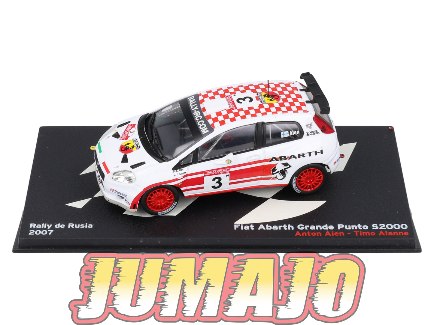 RP42c 1/43 IXO Altaya Passion Rallye FIAT Abarth grande punto S2000 2007 #3 A.Alen