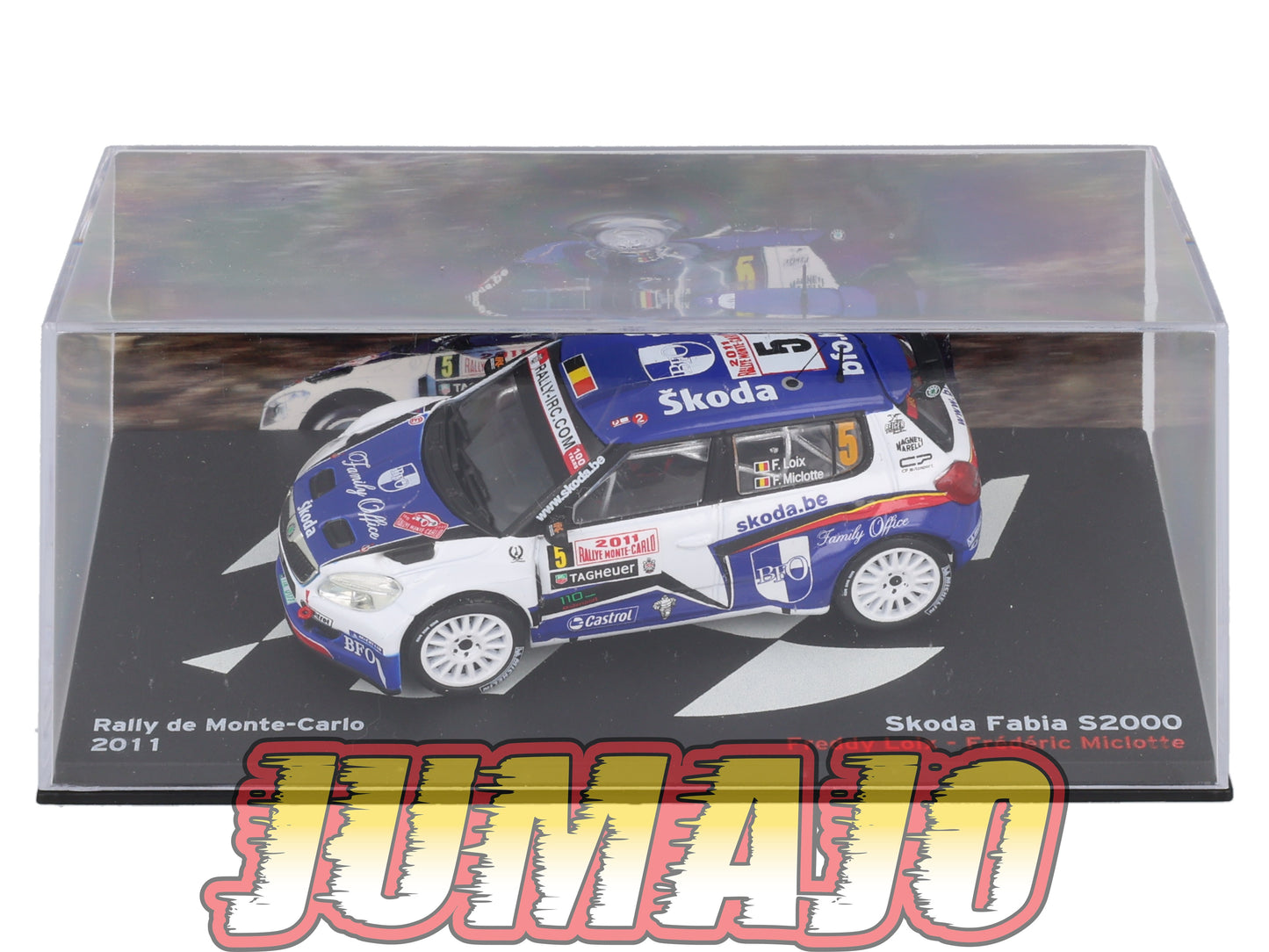 RP46 1/43 IXO Altaya Passion Rallye SKODA Fabia S2000 2011 #5 F.Loix