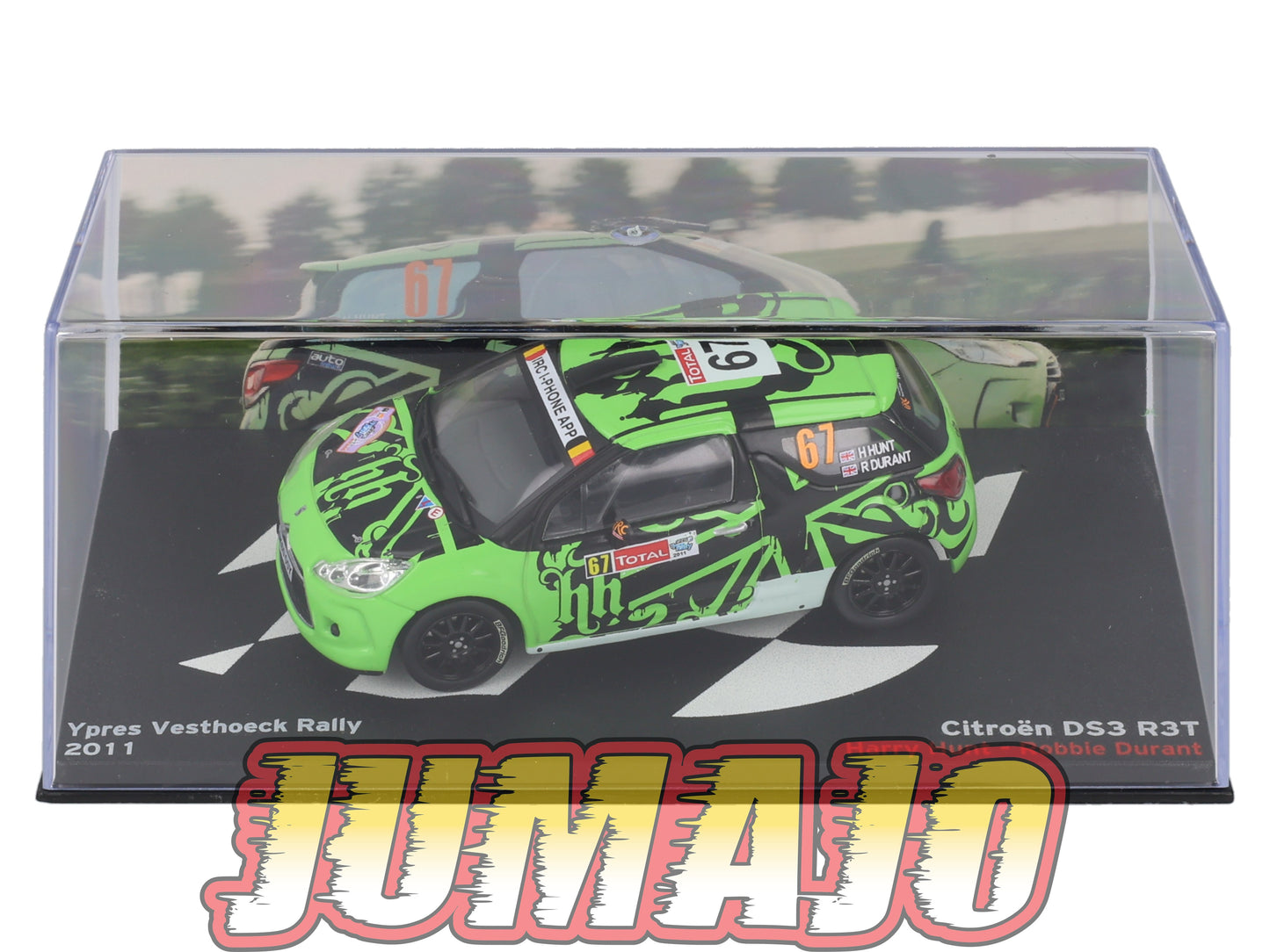 RP65 1/43 IXO Altaya Passion Rallye CITROEN DS3 R3T 2011 #67 H.Hunt