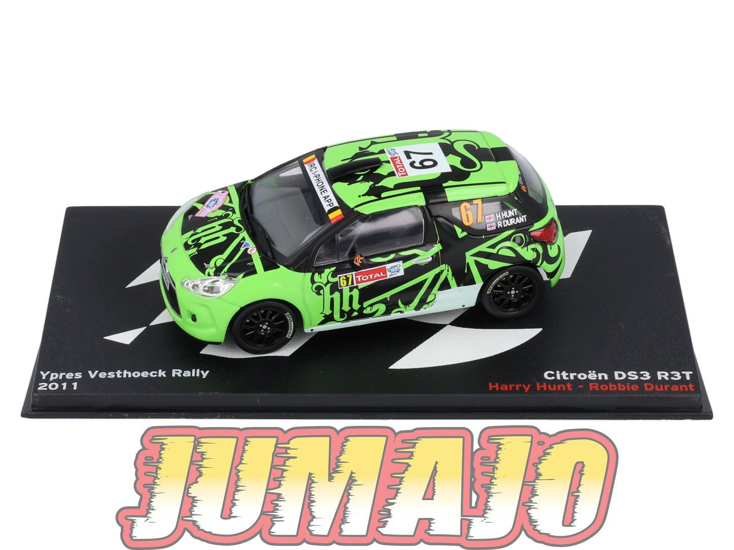 RP65 1/43 IXO Altaya Passion Rallye CITROEN DS3 R3T 2011 #67 H.Hunt