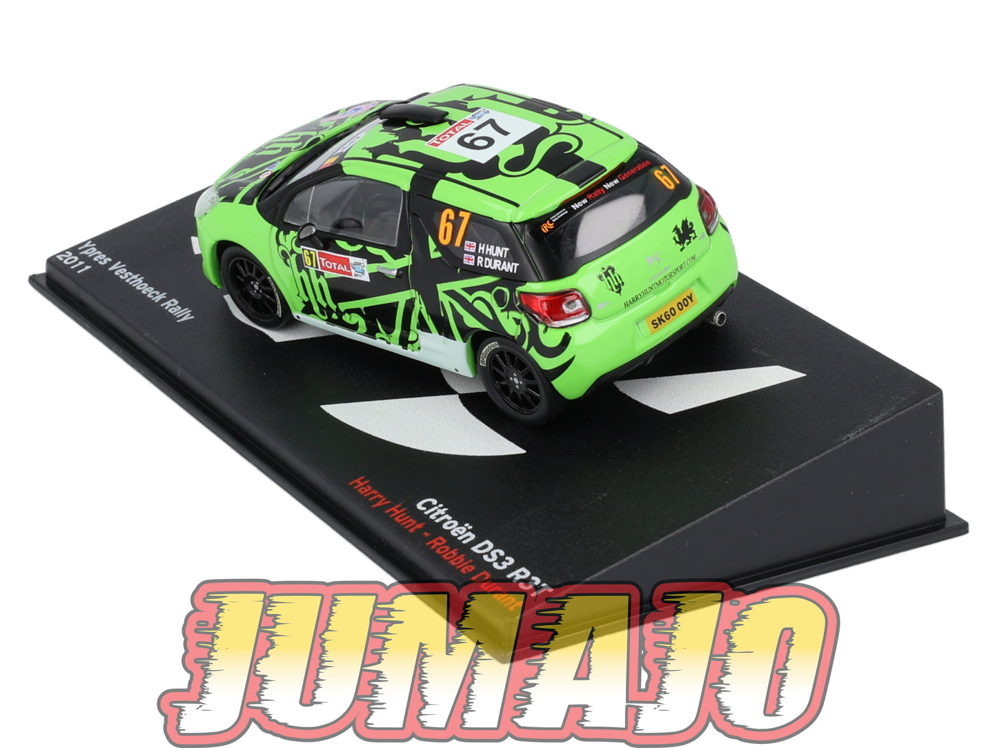 RP65 1/43 IXO Altaya Passion Rallye CITROEN DS3 R3T 2011 #67 H.Hunt