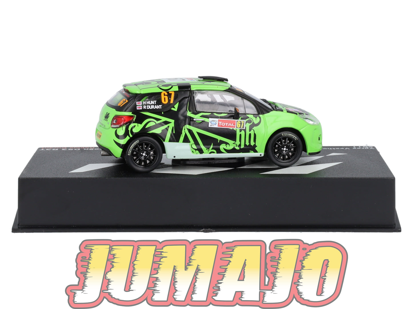 RP65 1/43 IXO Altaya Passion Rallye CITROEN DS3 R3T 2011 #67 H.Hunt