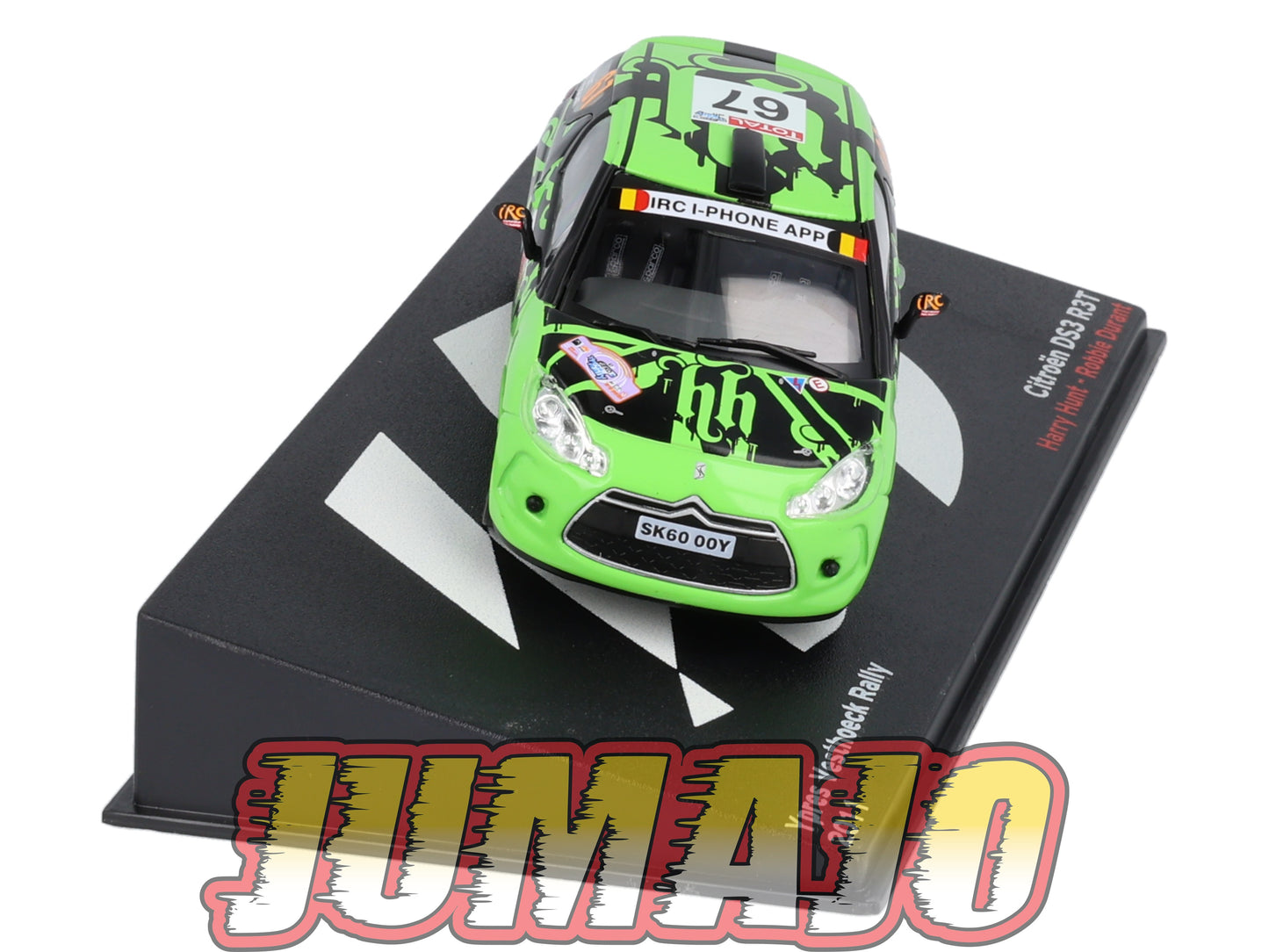 RP65 1/43 IXO Altaya Passion Rallye CITROEN DS3 R3T 2011 #67 H.Hunt