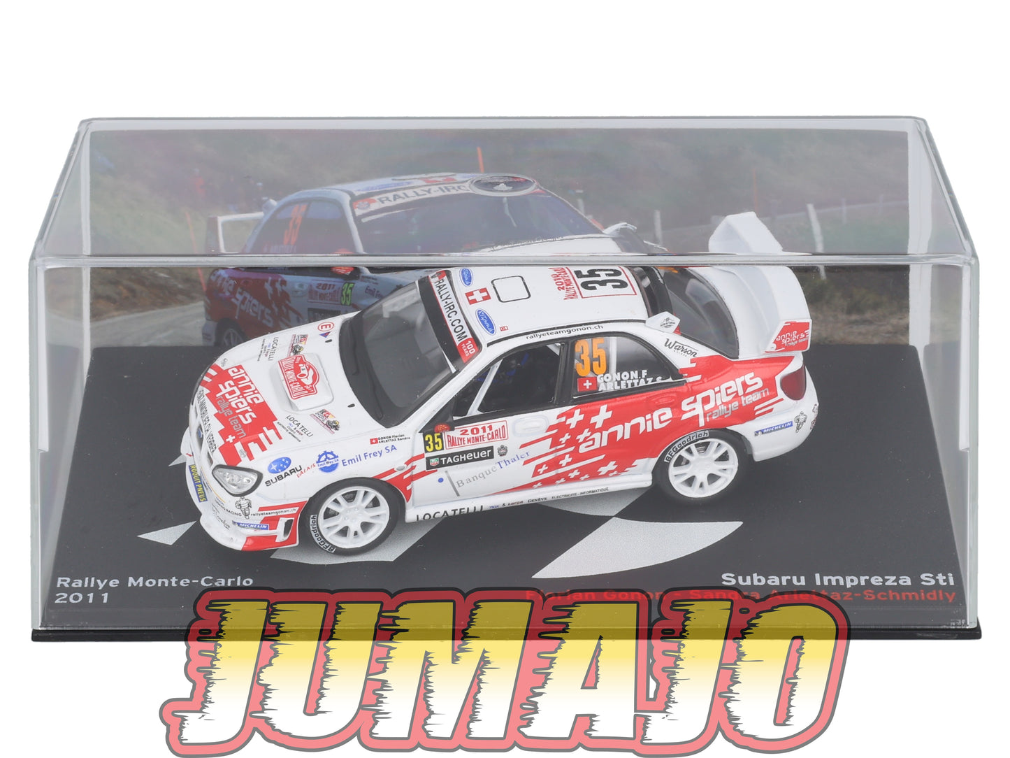 RP69 1/43 IXO Altaya Passion Rallye SUBARU Impreza Sti 2011 #35 Monte-carlo F.Gonon