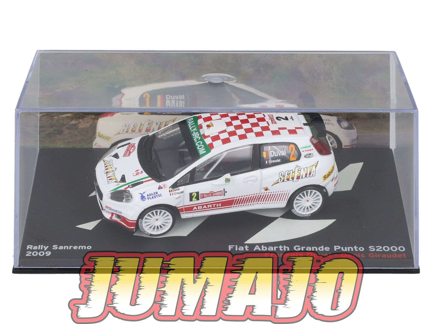 RP7 1/43 IXO Altaya Passion Rallye FIAT Abarth Grande punto S2000 2009 #2 F.Duval