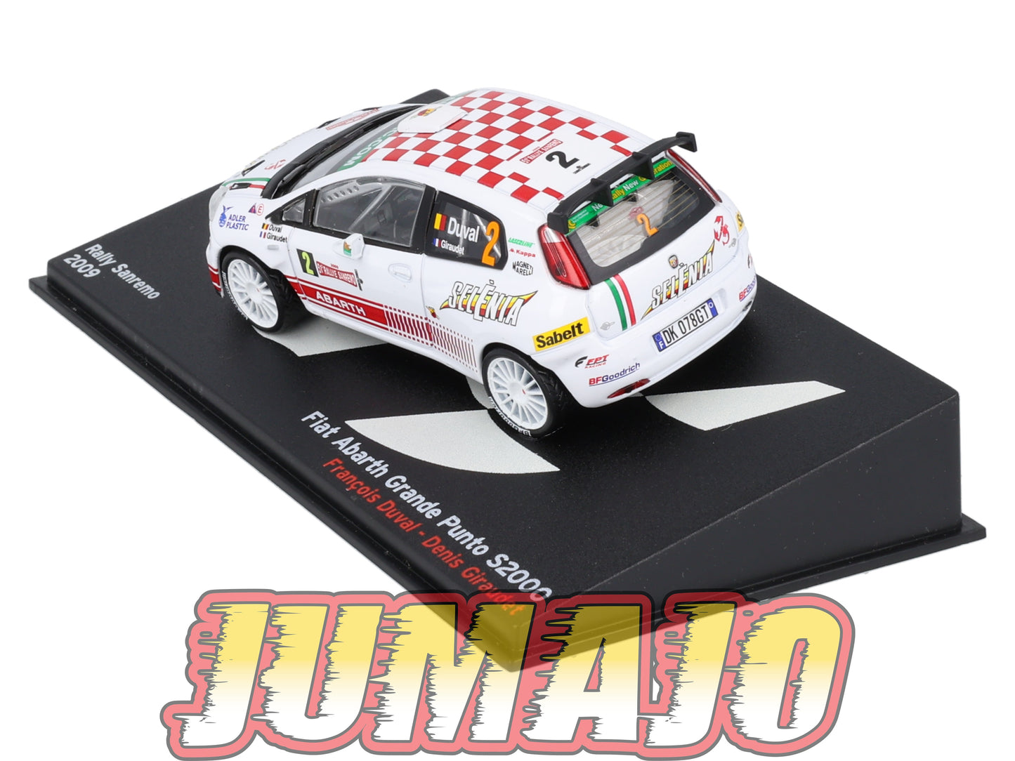 RP7 1/43 IXO Altaya Passion Rallye FIAT Abarth Grande punto S2000 2009 #2 F.Duval