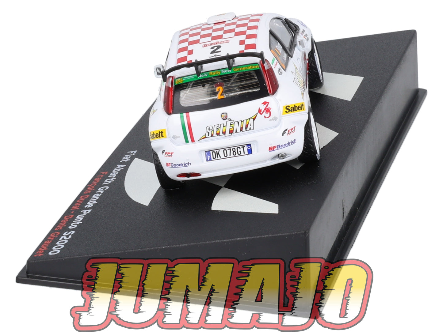 RP7 1/43 IXO Altaya Passion Rallye FIAT Abarth Grande punto S2000 2009 #2 F.Duval