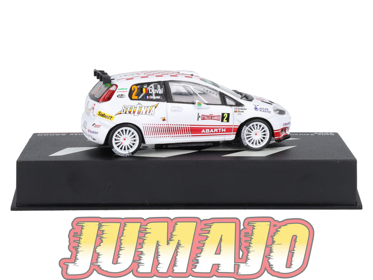 RP7 1/43 IXO Altaya Passion Rallye FIAT Abarth Grande punto S2000 2009 #2 F.Duval