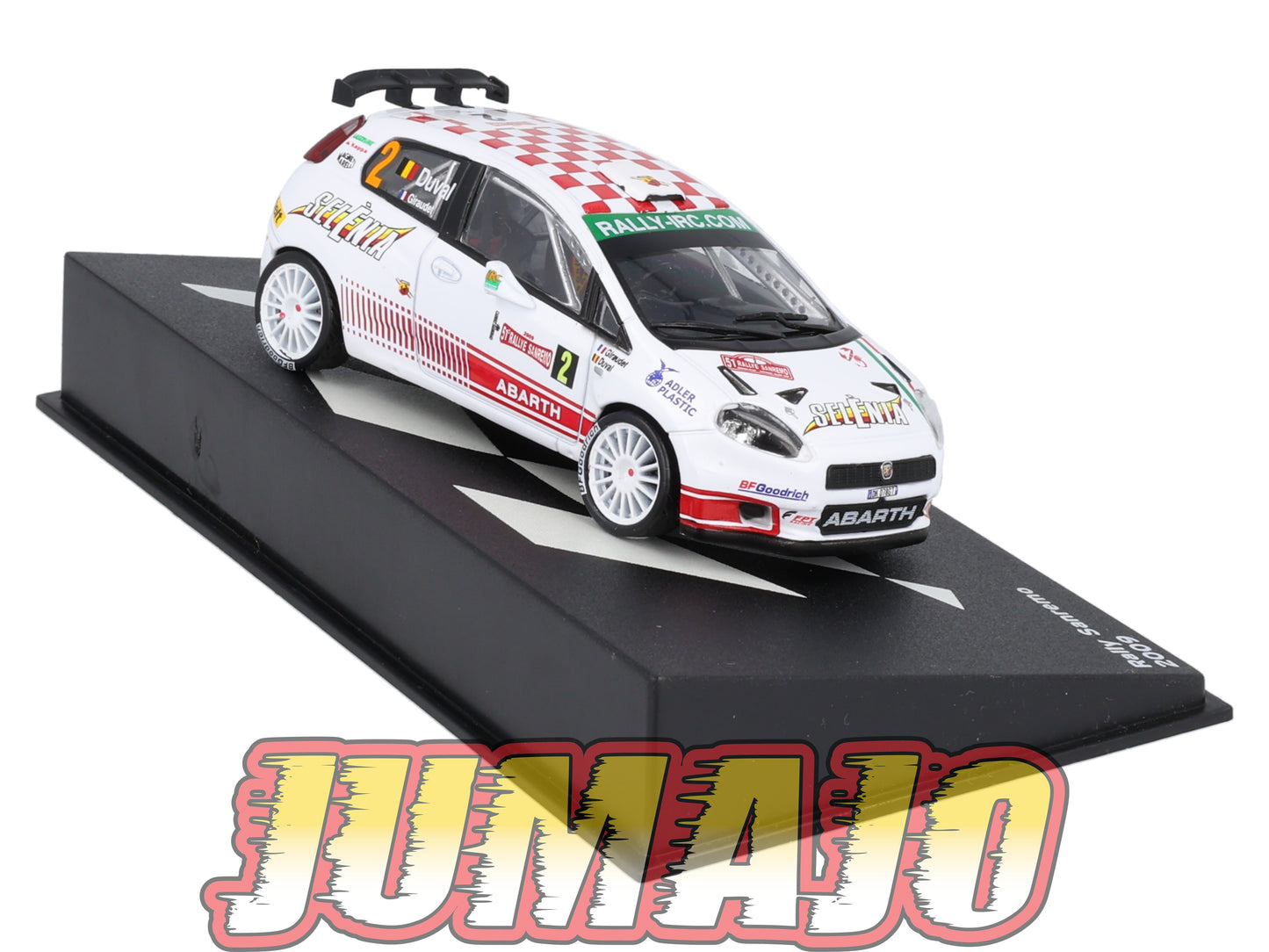 RP7 1/43 IXO Altaya Passion Rallye FIAT Abarth Grande punto S2000 2009 #2 F.Duval