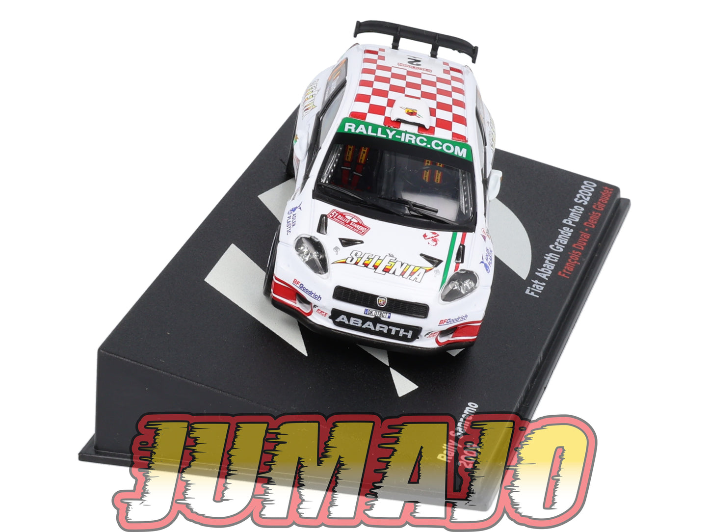 RP7 1/43 IXO Altaya Passion Rallye FIAT Abarth Grande punto S2000 2009 #2 F.Duval
