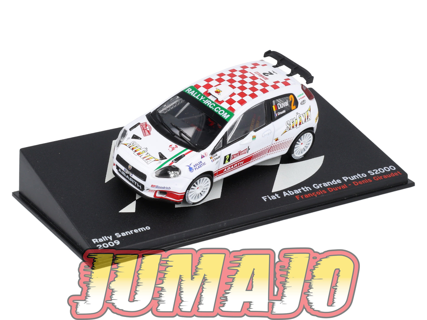 RP7 1/43 IXO Altaya Passion Rallye FIAT Abarth Grande punto S2000 2009 #2 F.Duval