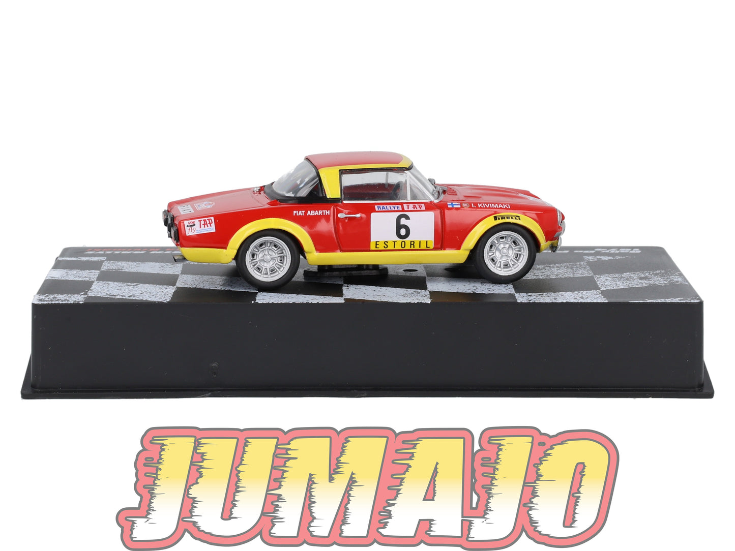 RPL28 1/43 IXO DeAGOSTINI Pologne Rallye : FIAT 124 Abarth Rallye Portugal 1974 #6 M.Alén