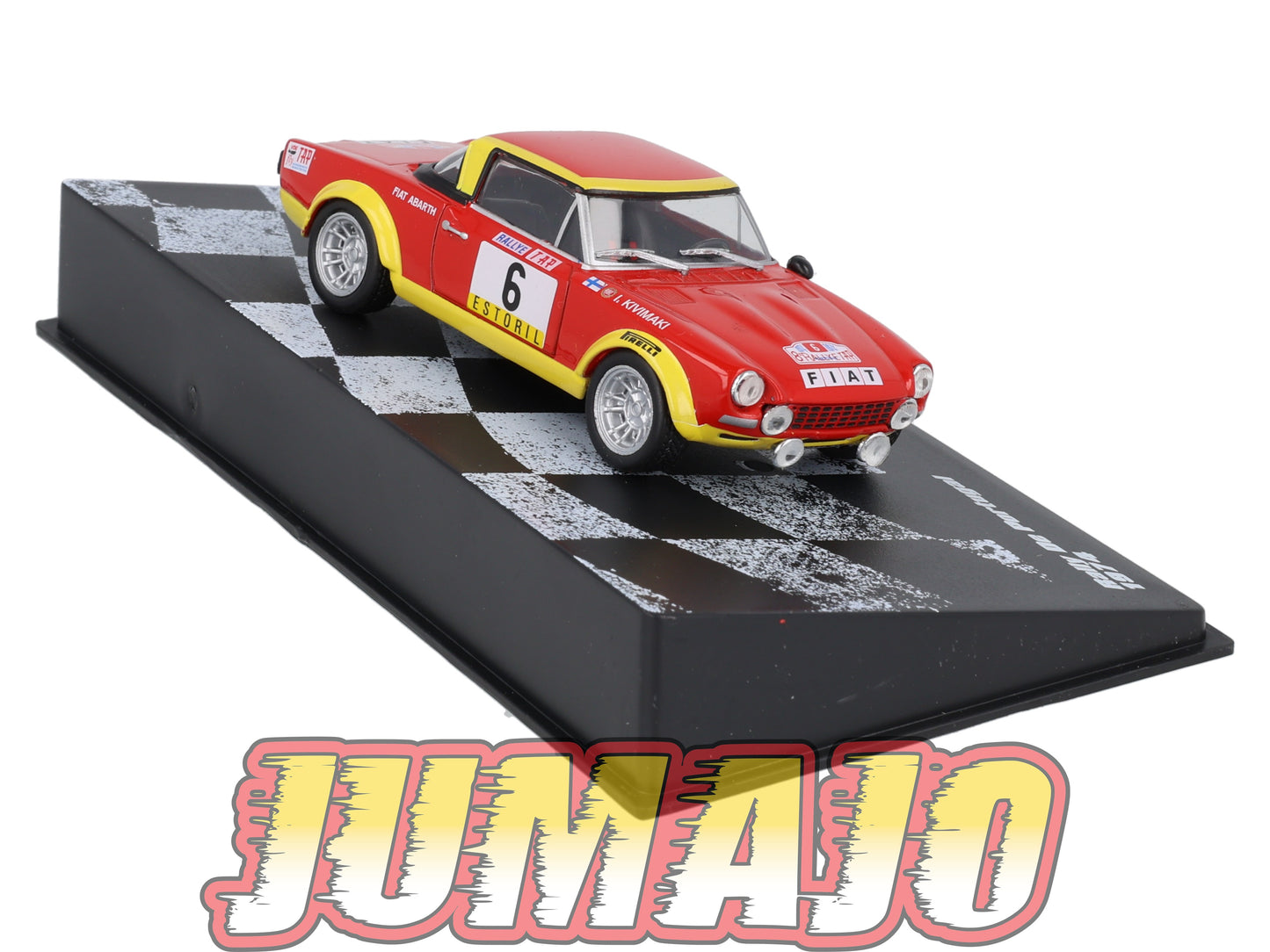 RPL28 1/43 IXO DeAGOSTINI Pologne Rallye : FIAT 124 Abarth Rallye Portugal 1974 #6 M.Alén