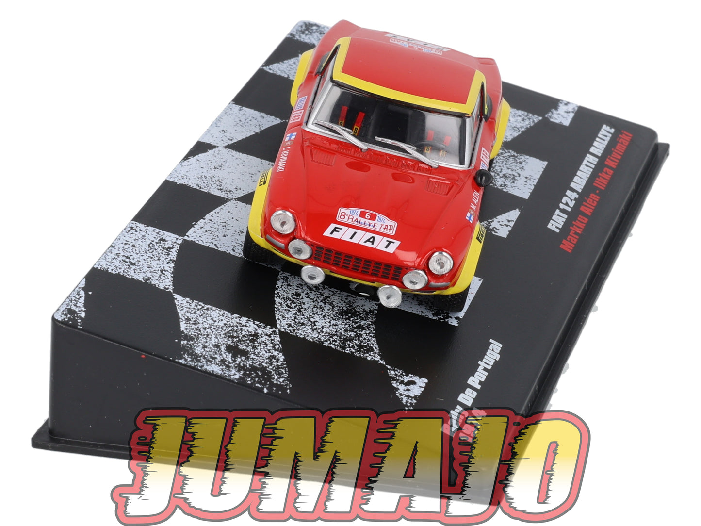 RPL28 1/43 IXO DeAGOSTINI Pologne Rallye : FIAT 124 Abarth Rallye Portugal 1974 #6 M.Alén