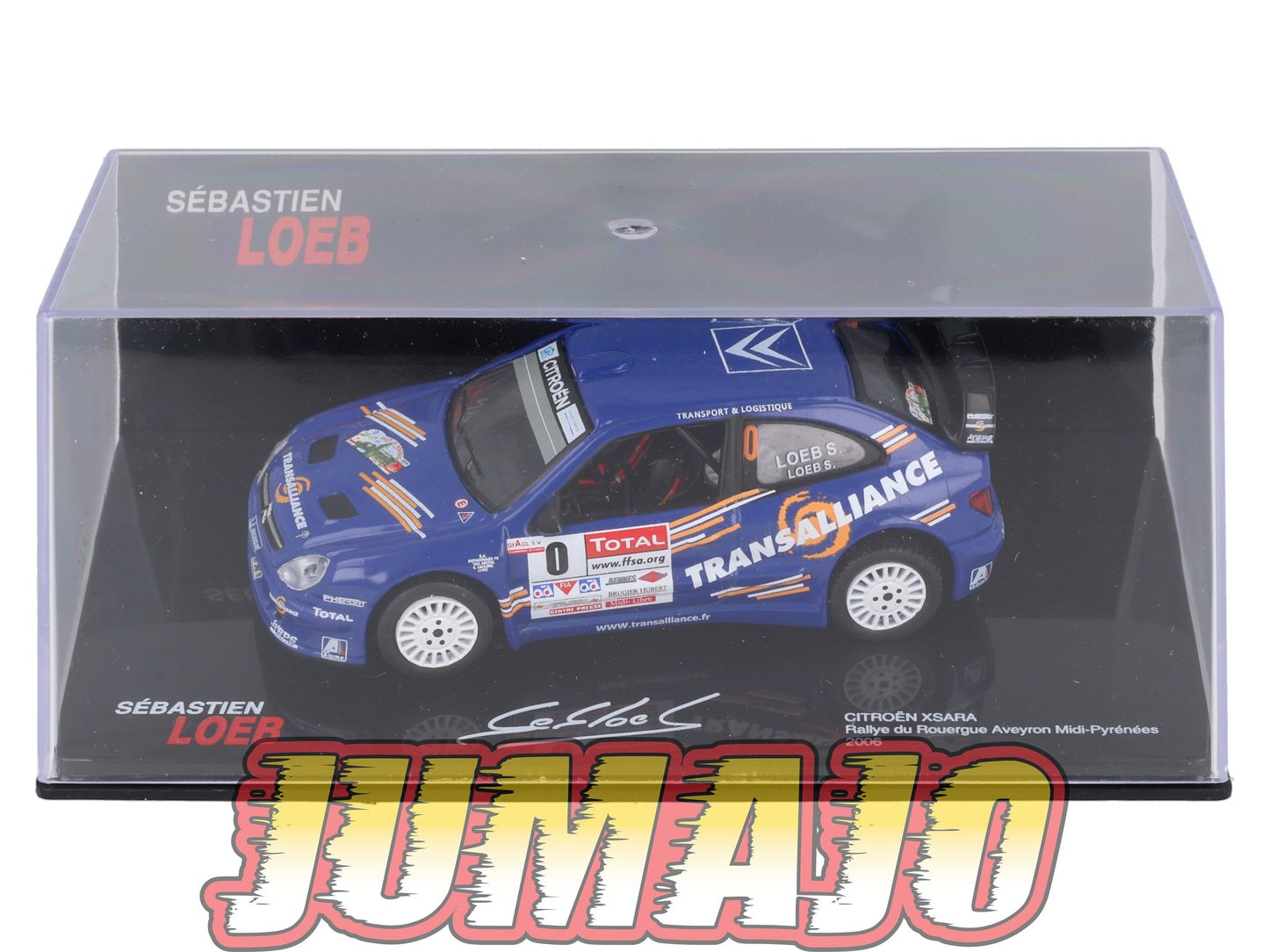 RSL15 Voiture 1/43 IXO Altaya Rallye Sebastien Loeb : CITROËN Xsara 2006 #0 Rally Du Rouergue