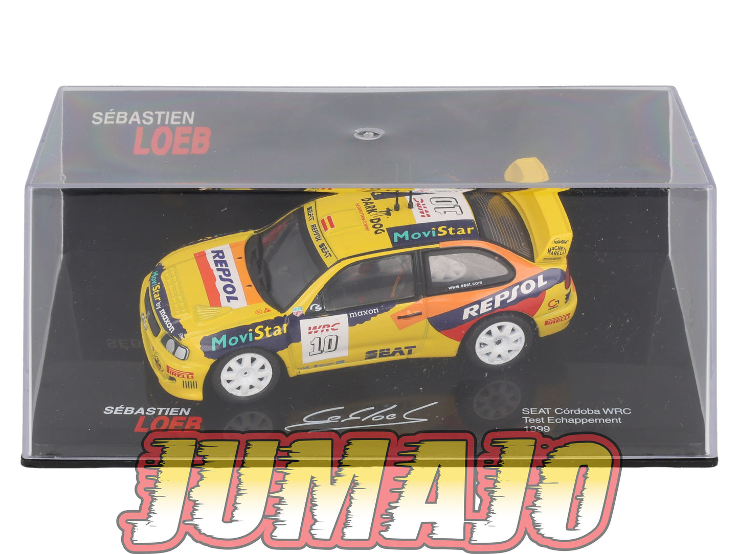 RSL30 Voiture 1/43 IXO Altaya Rallye Sebastien Loeb SEAT Cordoba Wrc 1999 #10 Test Echappement
