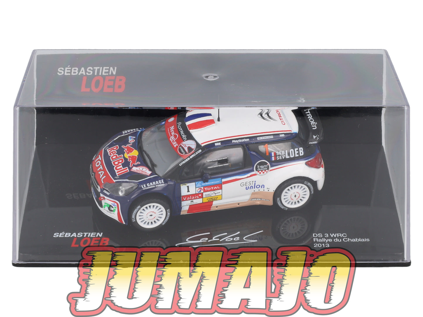 RSL40 Voiture 1/43 IXO Altaya Rallye Sebastien Loeb CITROËN DS3 WRC 2013 #1 Rallye Du Chablais