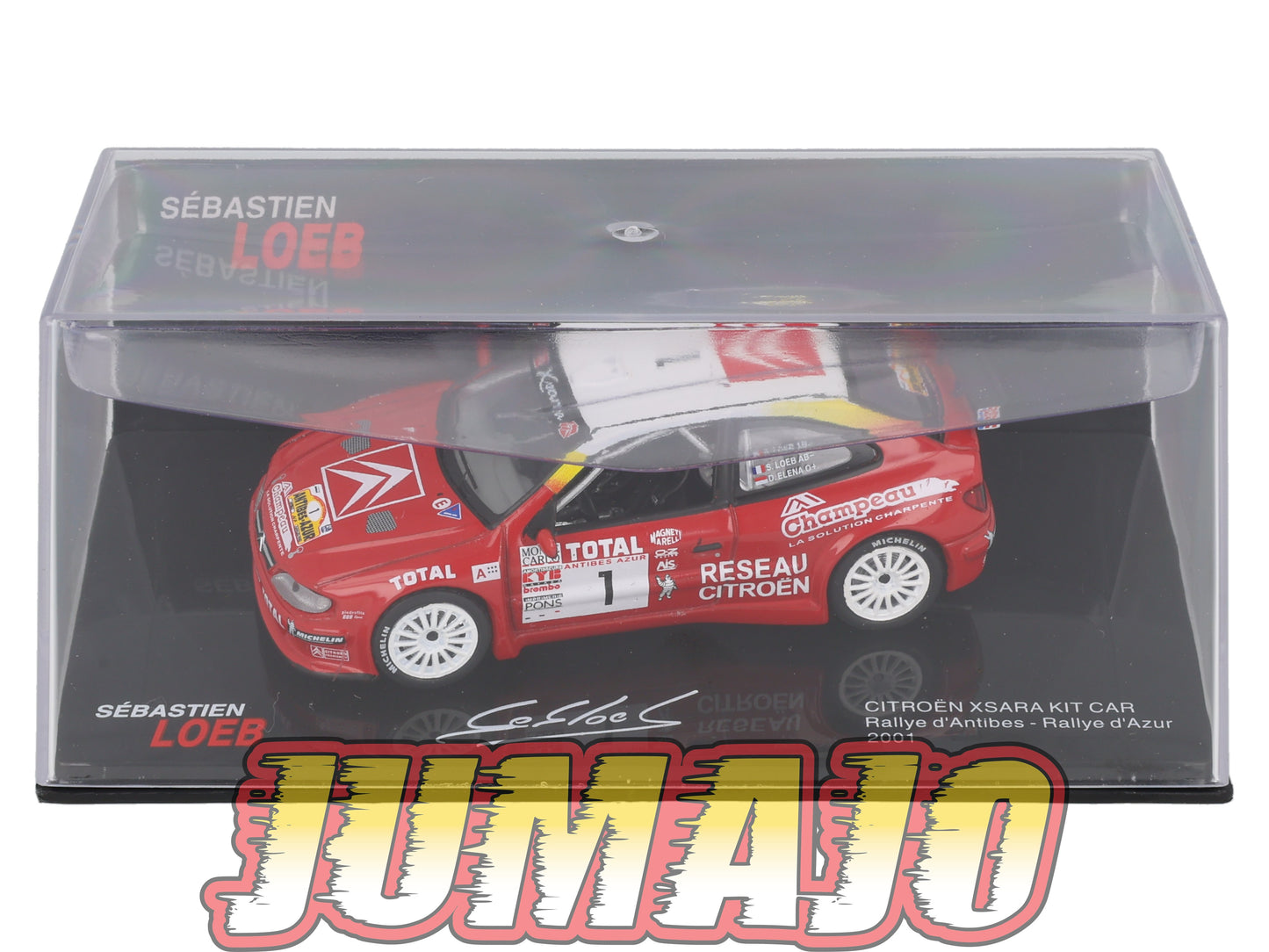 RSL52 Voiture 1/43 IXO Altaya Rallye Sebastien Loeb CITROËN Xsara Kit Car 2001 #1 Rallye D'Azur