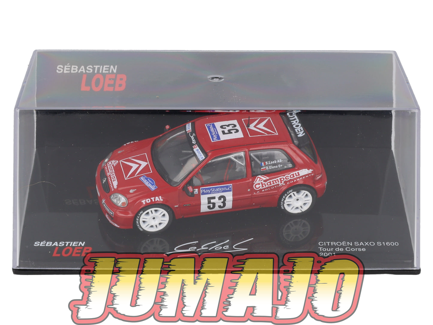 RSL54 Voiture 1/43 IXO Altaya Rallye Sebastien Loeb CITROËN Saxo S1600 2001 #53 Tour De Corse