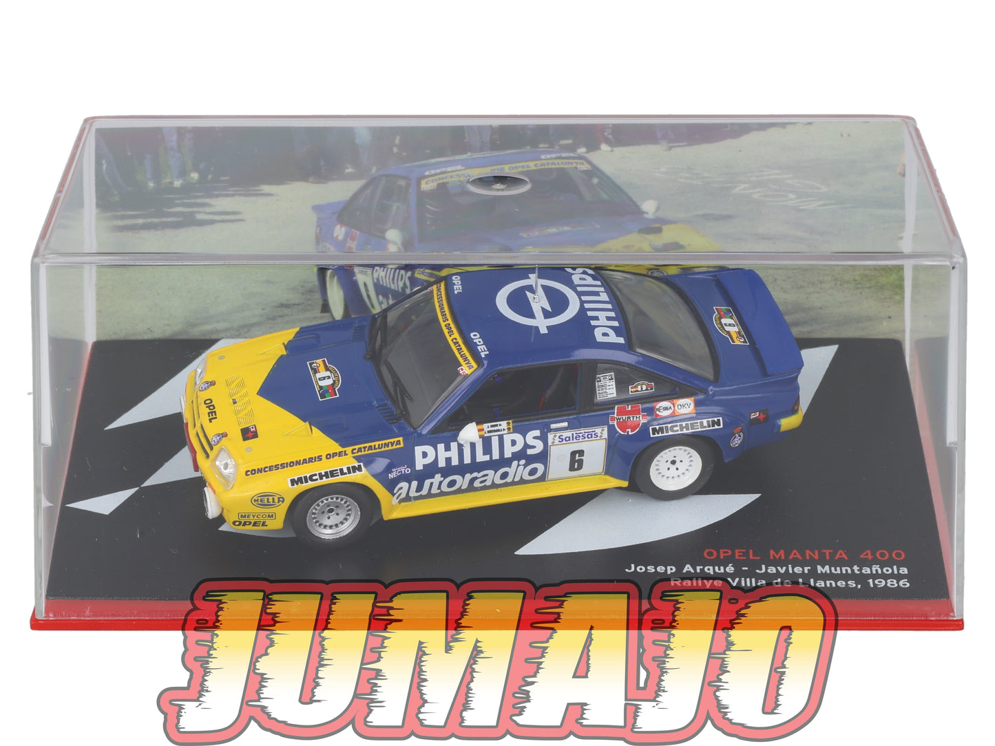 RSP12 Voiture Rallye Espagne 1/43 IXO Altaya : OPEL Manta 400 1986 #6 J.Arqué