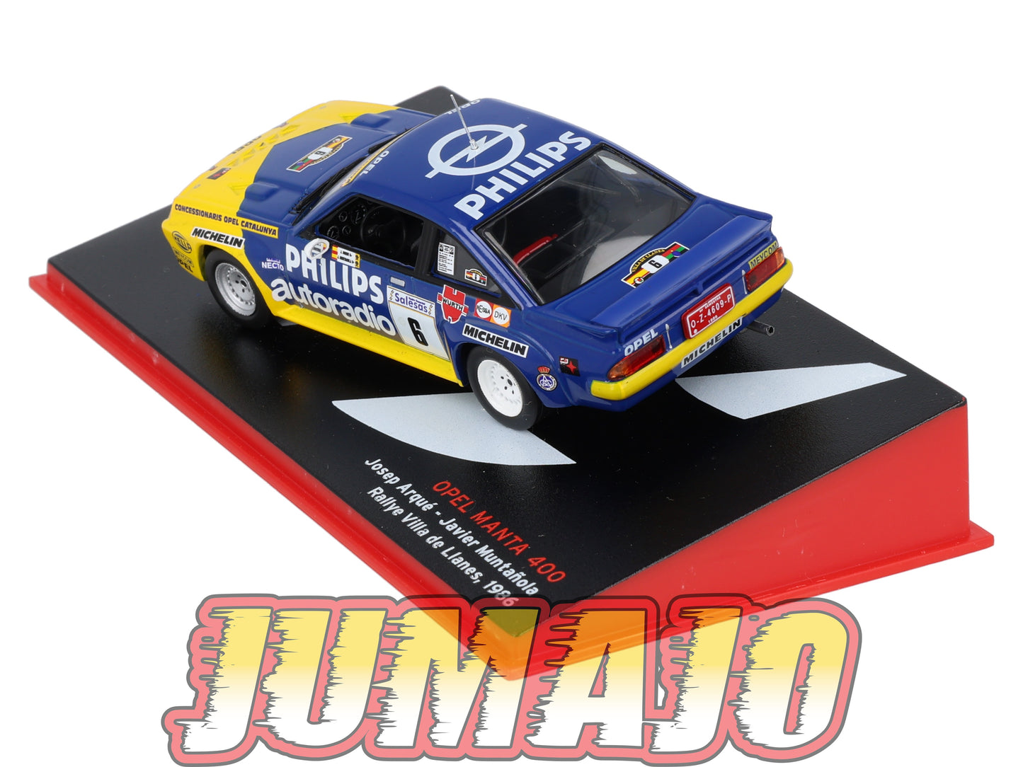 RSP12 Voiture Rallye Espagne 1/43 IXO Altaya : OPEL Manta 400 1986 #6 J.Arqué