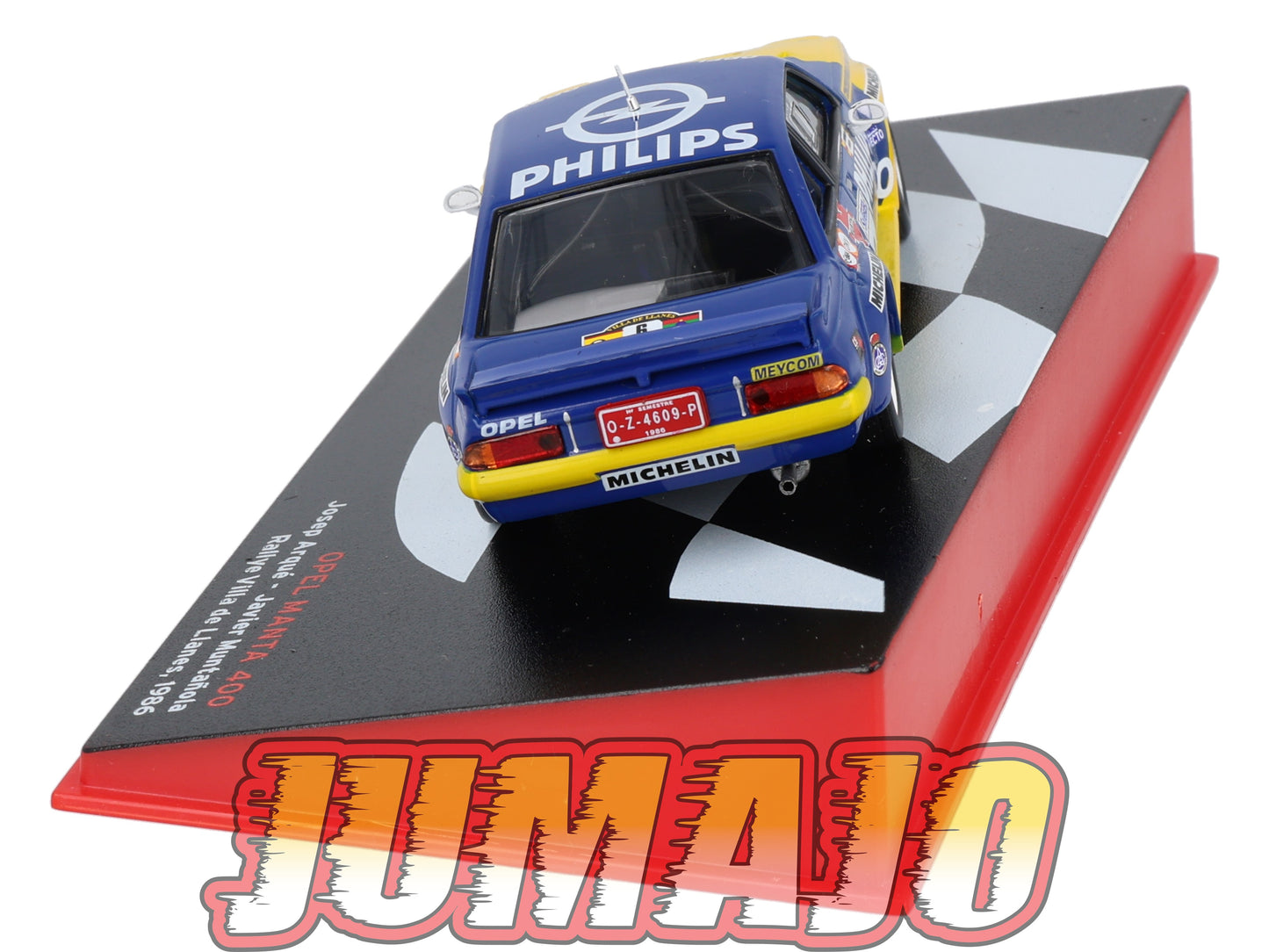 RSP12 Voiture Rallye Espagne 1/43 IXO Altaya : OPEL Manta 400 1986 #6 J.Arqué