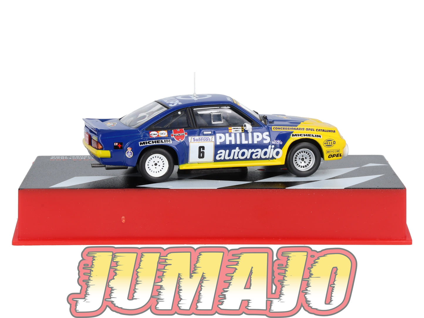RSP12 Voiture Rallye Espagne 1/43 IXO Altaya : OPEL Manta 400 1986 #6 J.Arqué