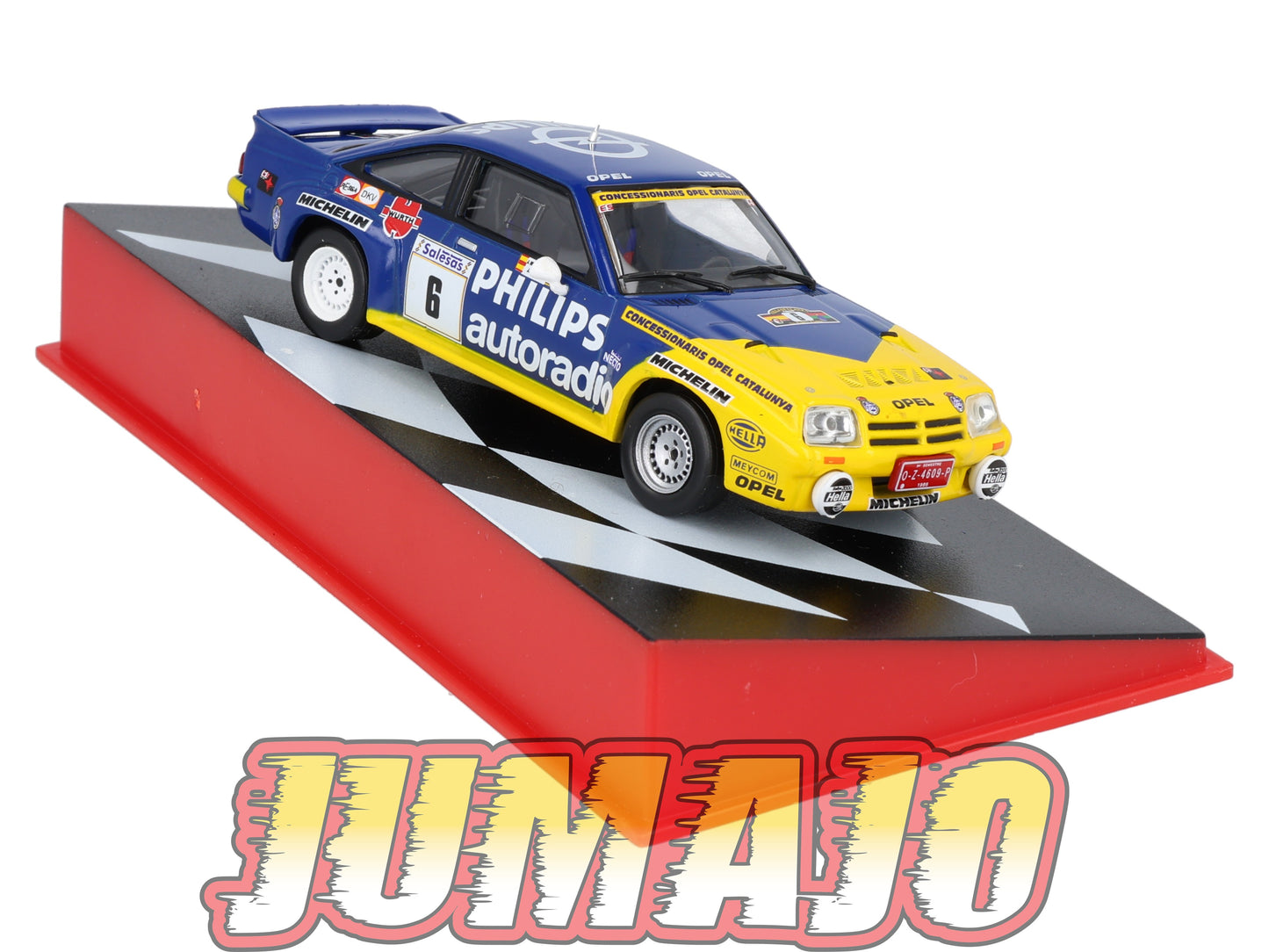 RSP12 Voiture Rallye Espagne 1/43 IXO Altaya : OPEL Manta 400 1986 #6 J.Arqué