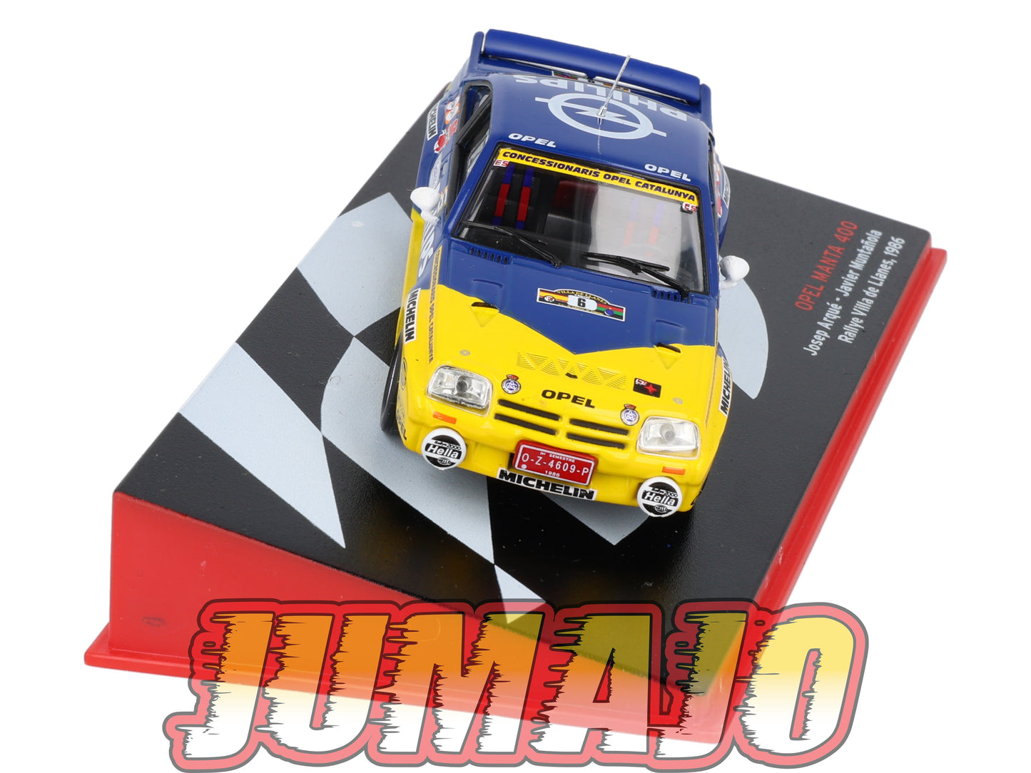 RSP12 Voiture Rallye Espagne 1/43 IXO Altaya : OPEL Manta 400 1986 #6 J.Arqué