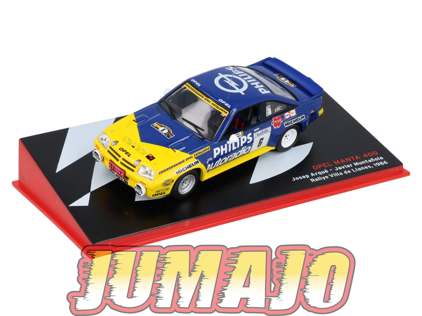 RSP12 Voiture Rallye Espagne 1/43 IXO Altaya : OPEL Manta 400 1986 #6 J.Arqué