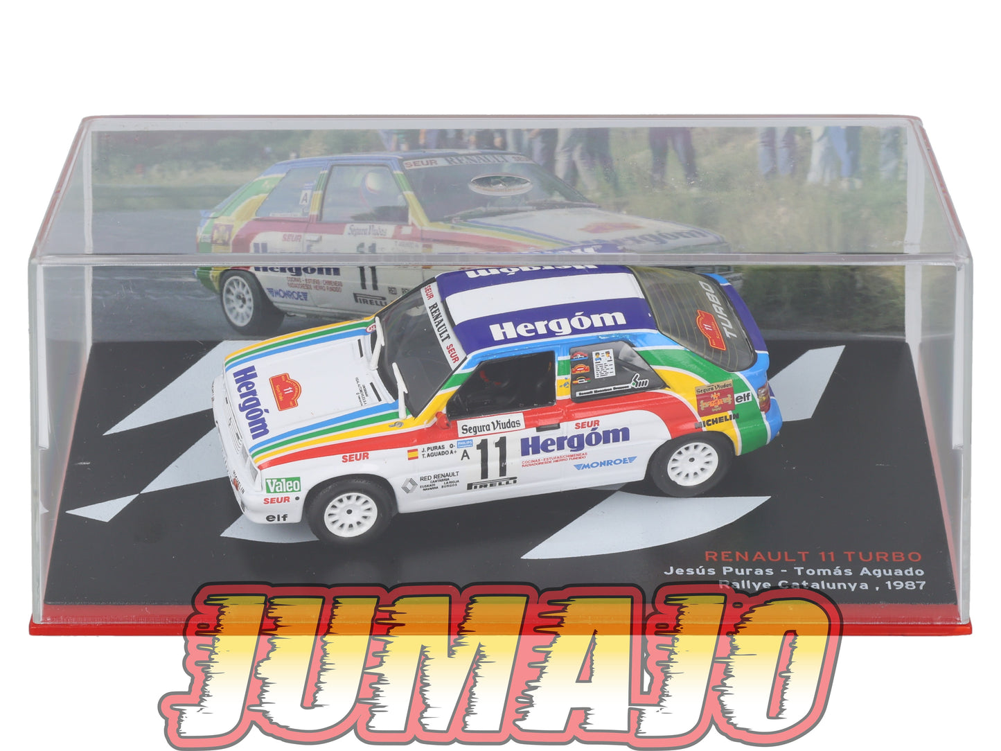 RSP16 Voiture Rallye Espagne 1/43 IXO Altaya : RENAULT 11 Turbo 1987 #11 J.Puras