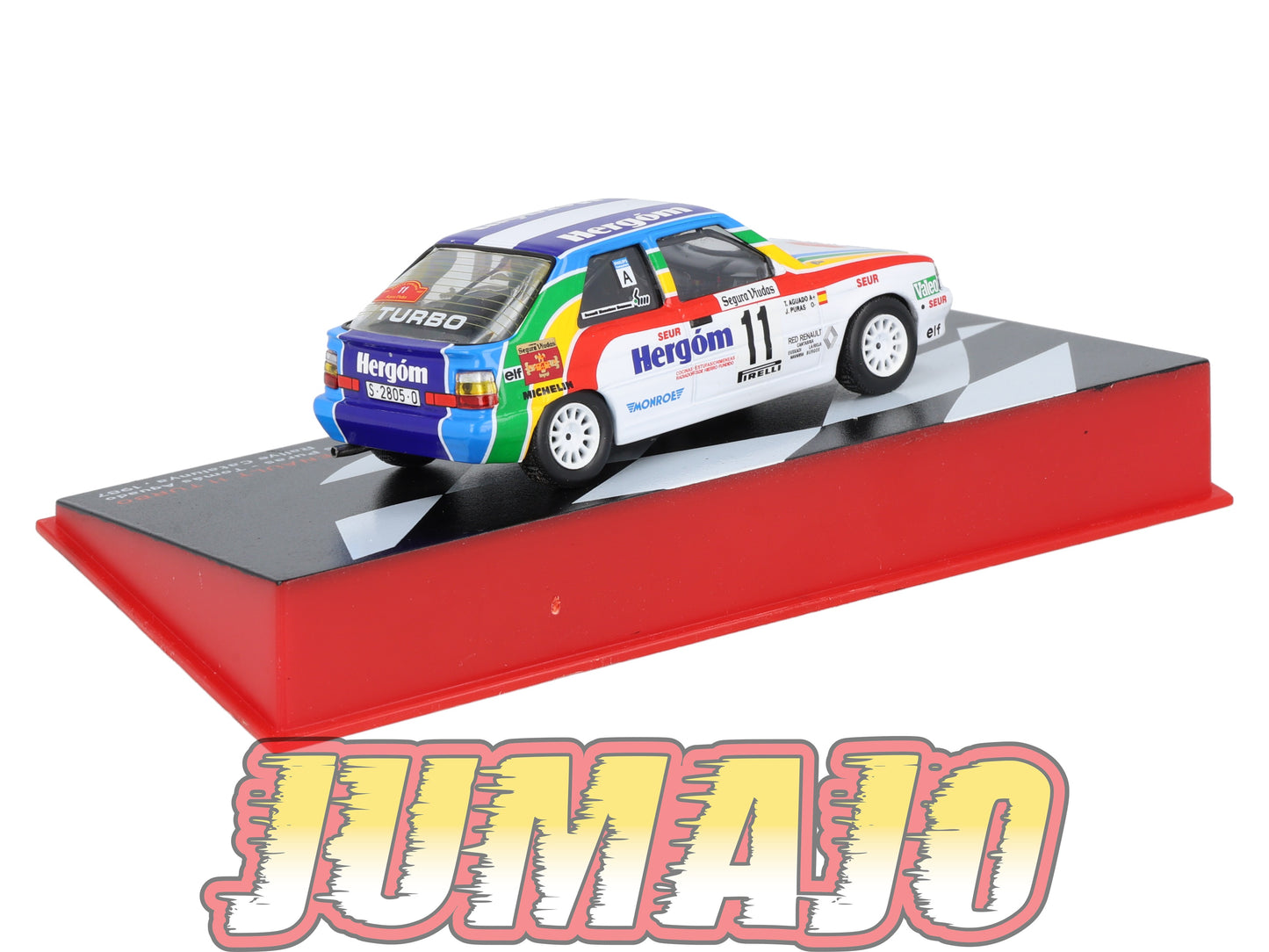 RSP16 Voiture Rallye Espagne 1/43 IXO Altaya : RENAULT 11 Turbo 1987 #11 J.Puras