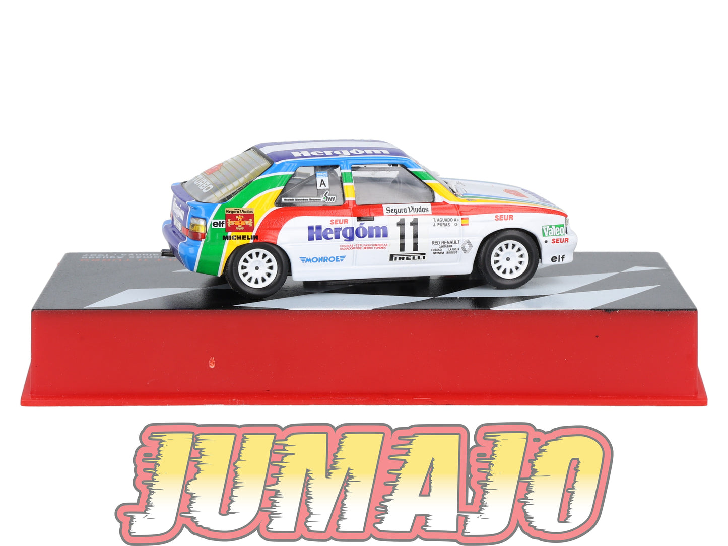 RSP16 Voiture Rallye Espagne 1/43 IXO Altaya : RENAULT 11 Turbo 1987 #11 J.Puras