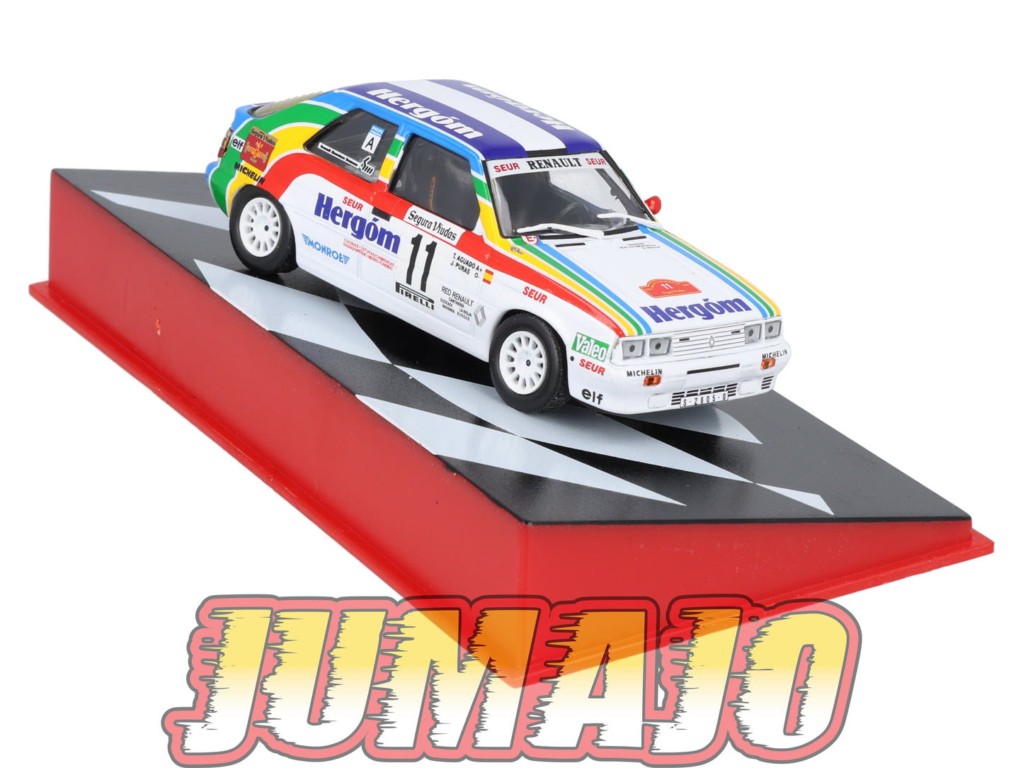 RSP16 Voiture Rallye Espagne 1/43 IXO Altaya : RENAULT 11 Turbo 1987 #11 J.Puras