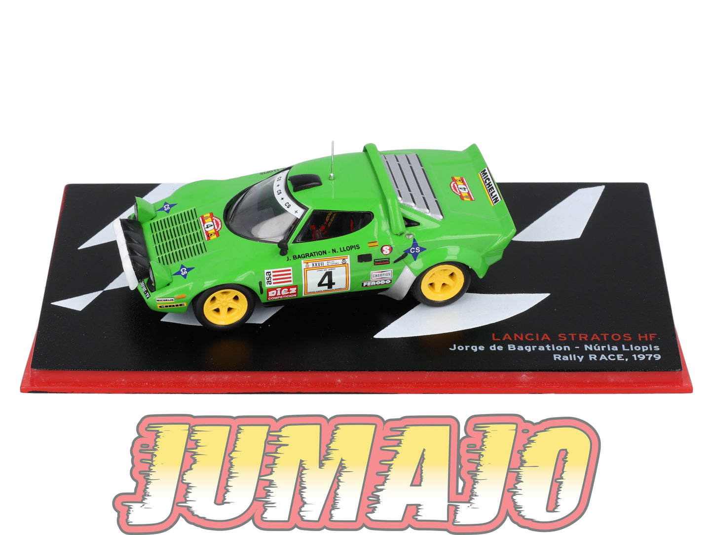 RSP23 Voiture Rallye Espagne 1/43 IXO Altaya : LANCIA Stratos HF 1979 #4 J.Bagration