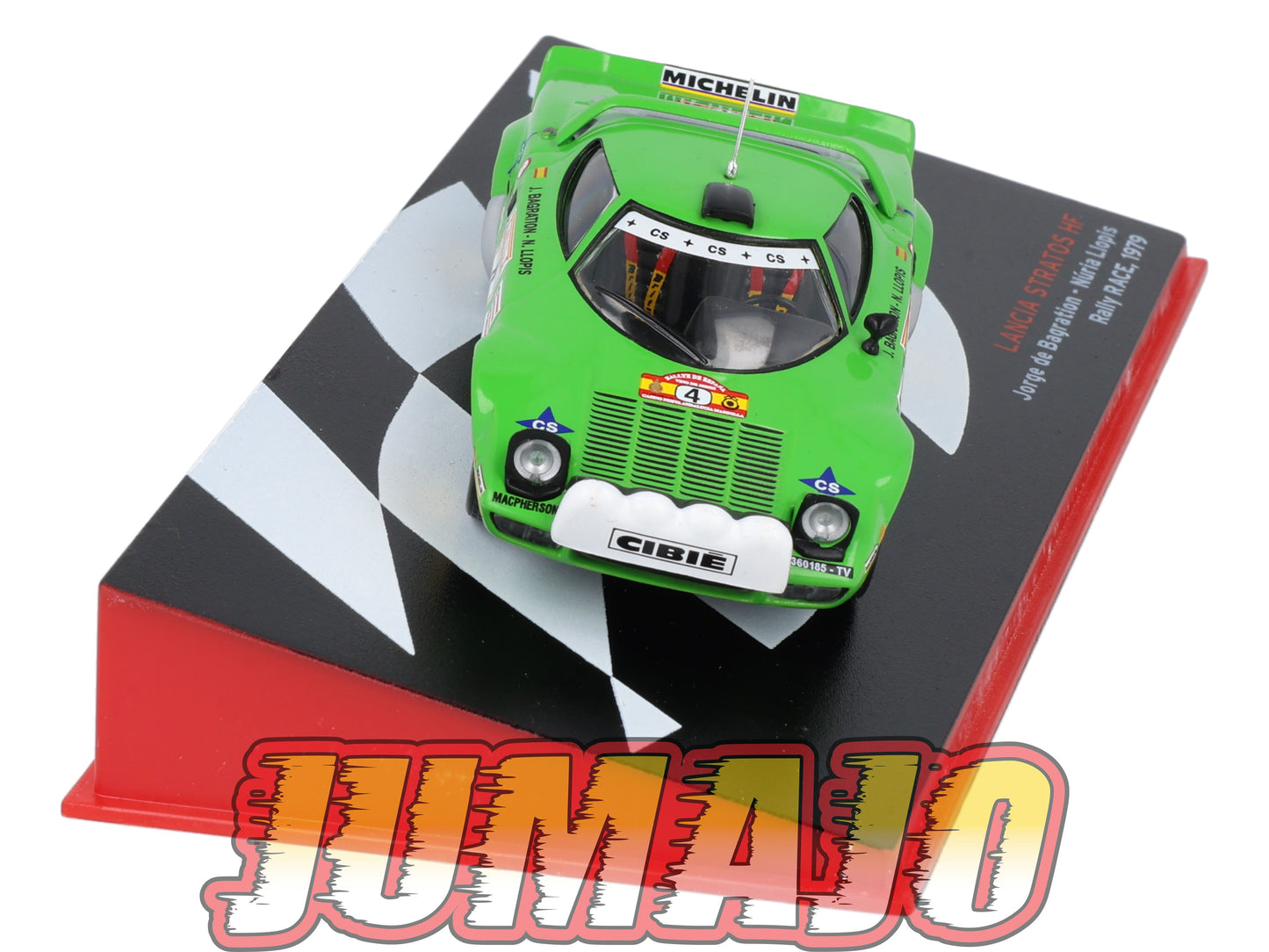 RSP23 Voiture Rallye Espagne 1/43 IXO Altaya : LANCIA Stratos HF 1979 #4 J.Bagration