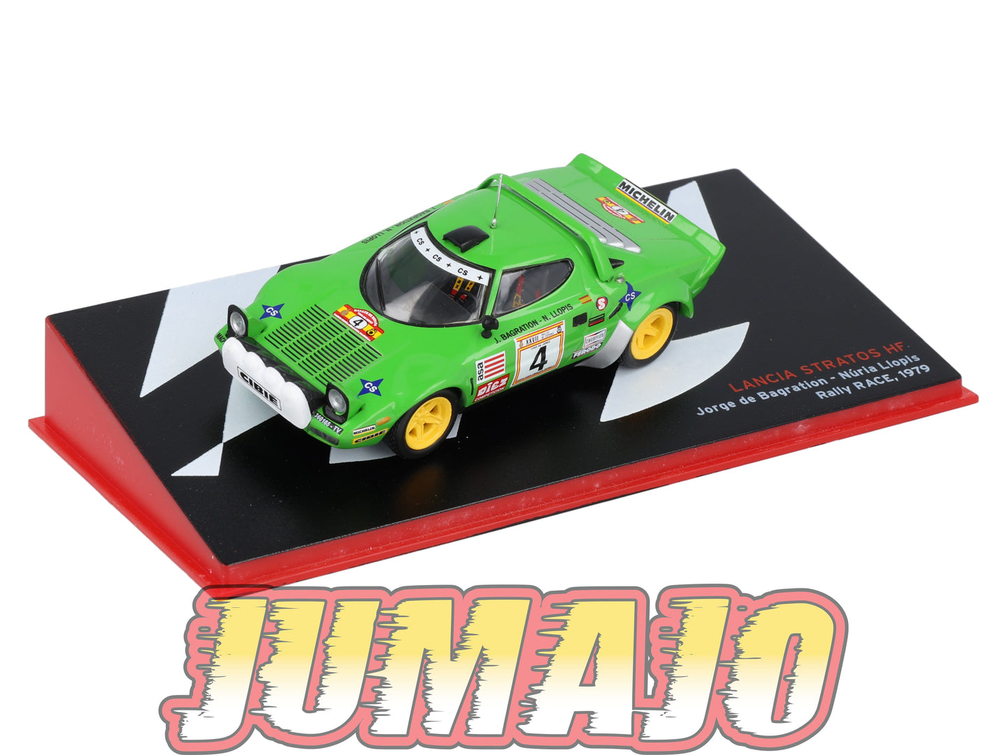 RSP23 Voiture Rallye Espagne 1/43 IXO Altaya : LANCIA Stratos HF 1979 #4 J.Bagration