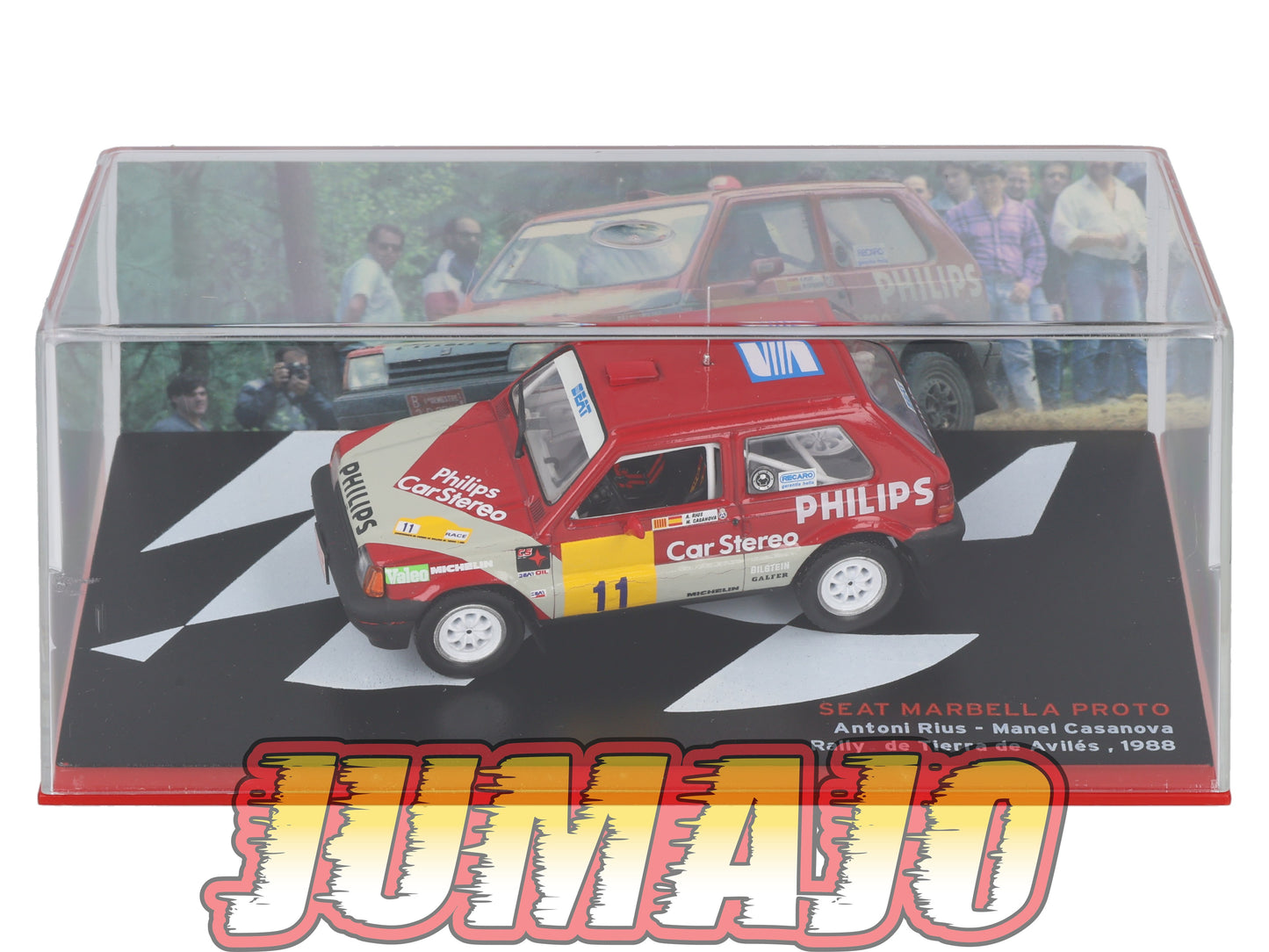 RSP26 Voiture Rallye Espagne 1/43 IXO Altaya : SEAT Marbella Proto 1988 #11 A.Rius
