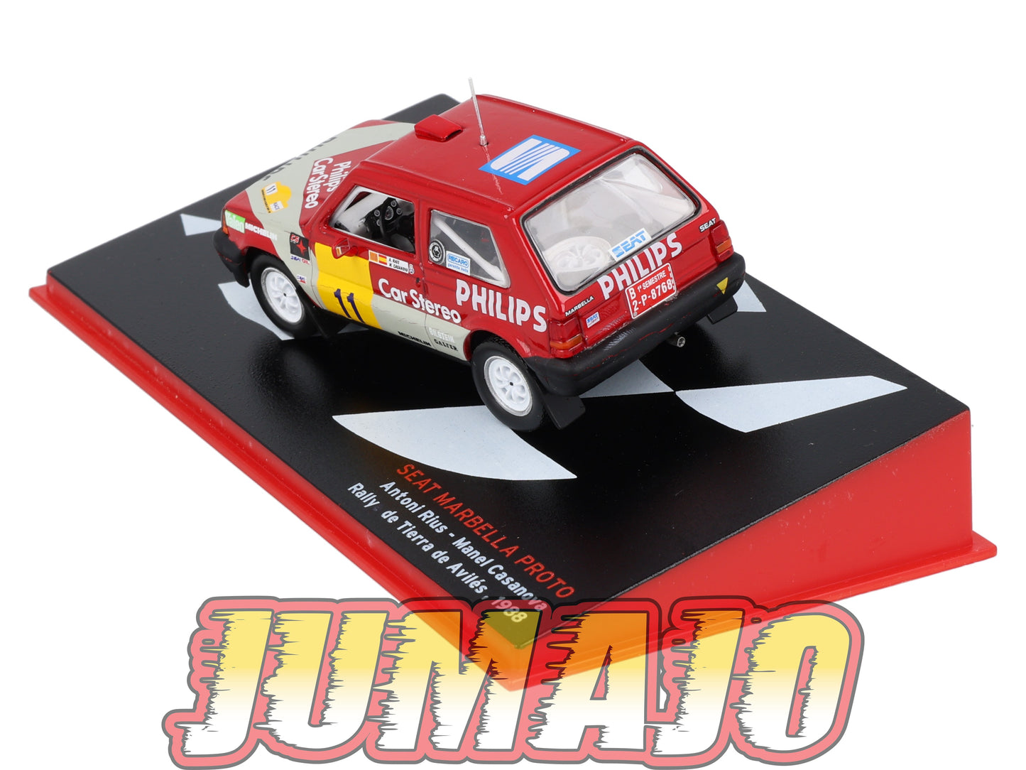 RSP26 Voiture Rallye Espagne 1/43 IXO Altaya : SEAT Marbella Proto 1988 #11 A.Rius