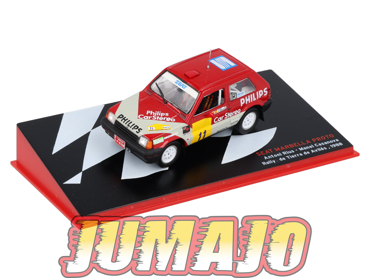 RSP26 Voiture Rallye Espagne 1/43 IXO Altaya : SEAT Marbella Proto 1988 #11 A.Rius