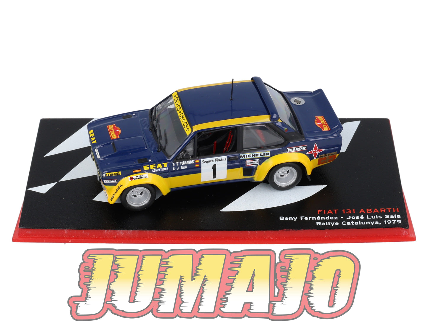 RSP2 Voiture Rallye Espagne 1/43 IXO Altaya : FIAT 131 Abarth 1979 #1 B.Fernández