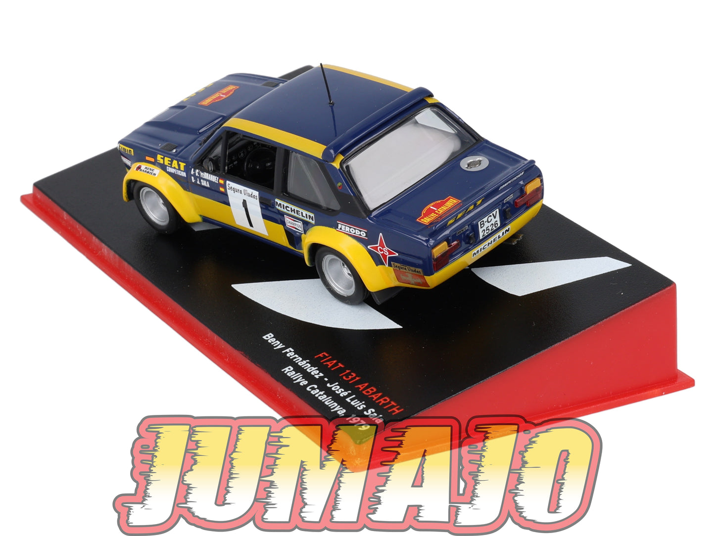 RSP2 Voiture Rallye Espagne 1/43 IXO Altaya : FIAT 131 Abarth 1979 #1 B.Fernández
