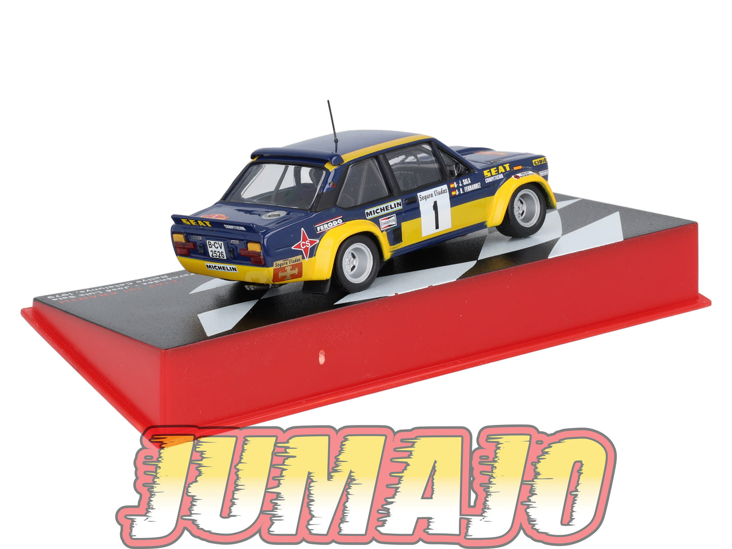 RSP2 Voiture Rallye Espagne 1/43 IXO Altaya : FIAT 131 Abarth 1979 #1 B.Fernández
