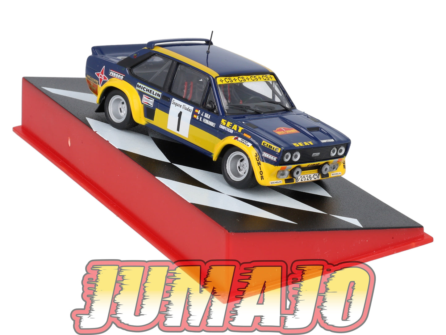 RSP2 Voiture Rallye Espagne 1/43 IXO Altaya : FIAT 131 Abarth 1979 #1 B.Fernández