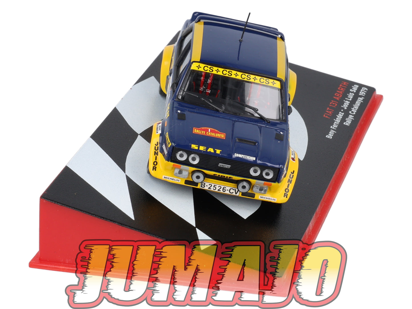 RSP2 Voiture Rallye Espagne 1/43 IXO Altaya : FIAT 131 Abarth 1979 #1 B.Fernández