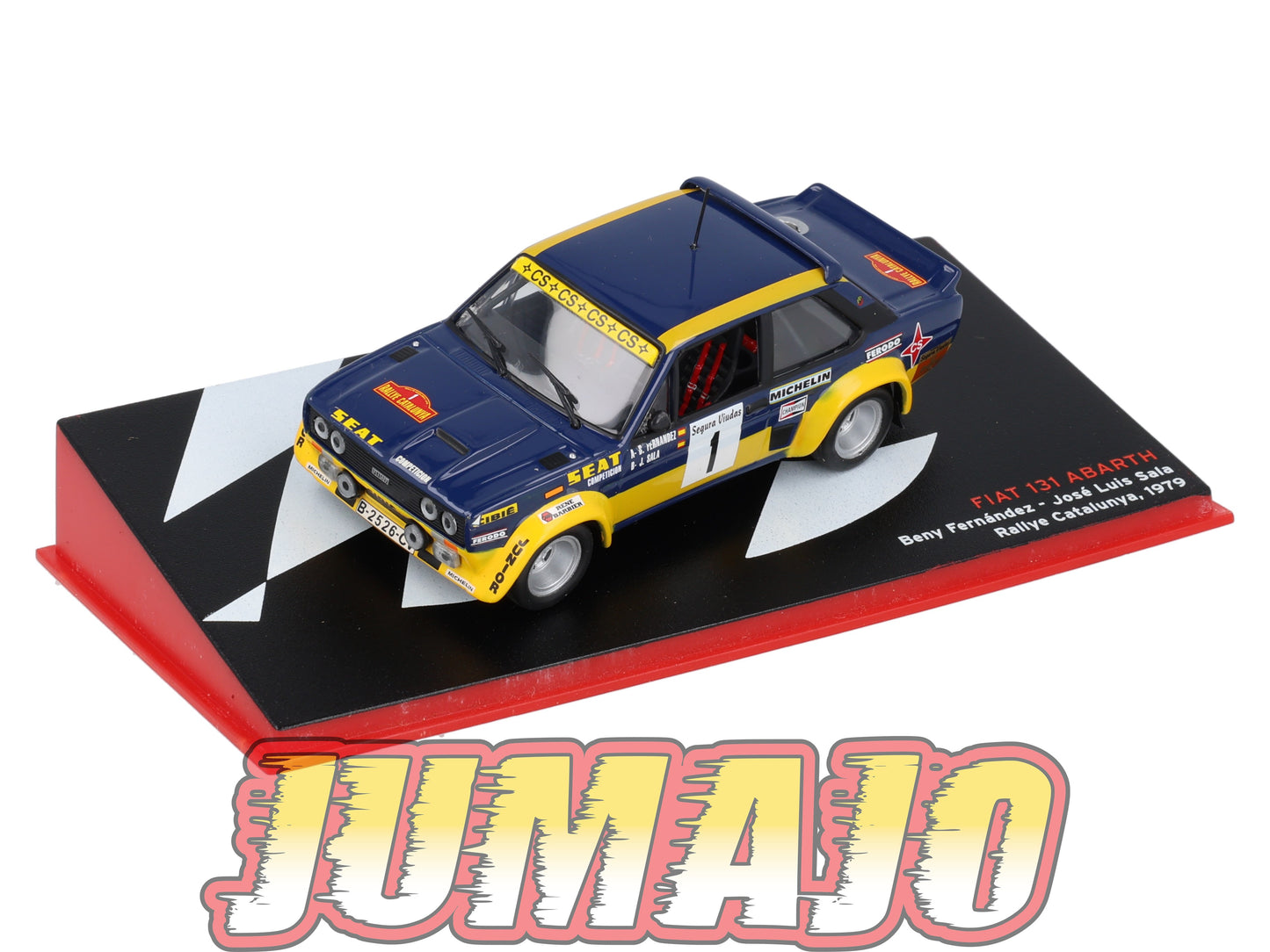 RSP2 Voiture Rallye Espagne 1/43 IXO Altaya : FIAT 131 Abarth 1979 #1 B.Fernández