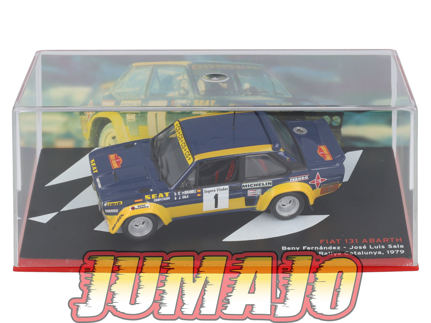 RSP2 Voiture Rallye Espagne 1/43 IXO Altaya : FIAT 131 Abarth 1979 #1 B.Fernández