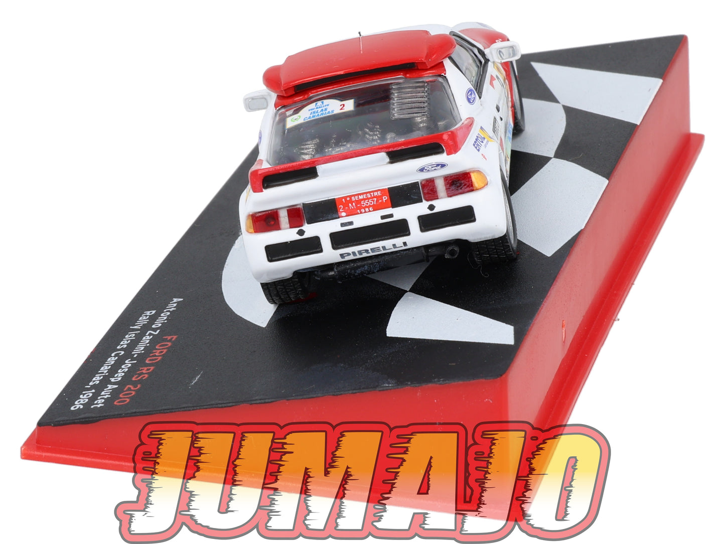 RSP36 Voiture Rallye Espagne 1/43 IXO Altaya : FORD RS 200 1986 #2 A.Zanini